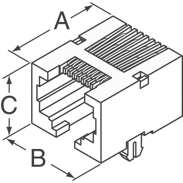 72231-0881LF Amphenol ICC (FCI)  Jack per connettori modulari